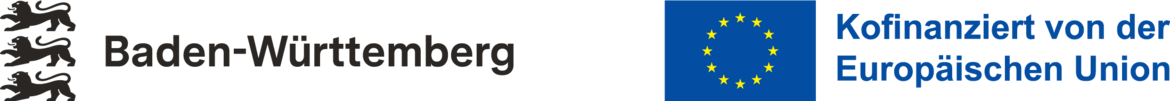 Logo Baden-Württemberg und EU (Kofinanziert von der Europäischen Union)