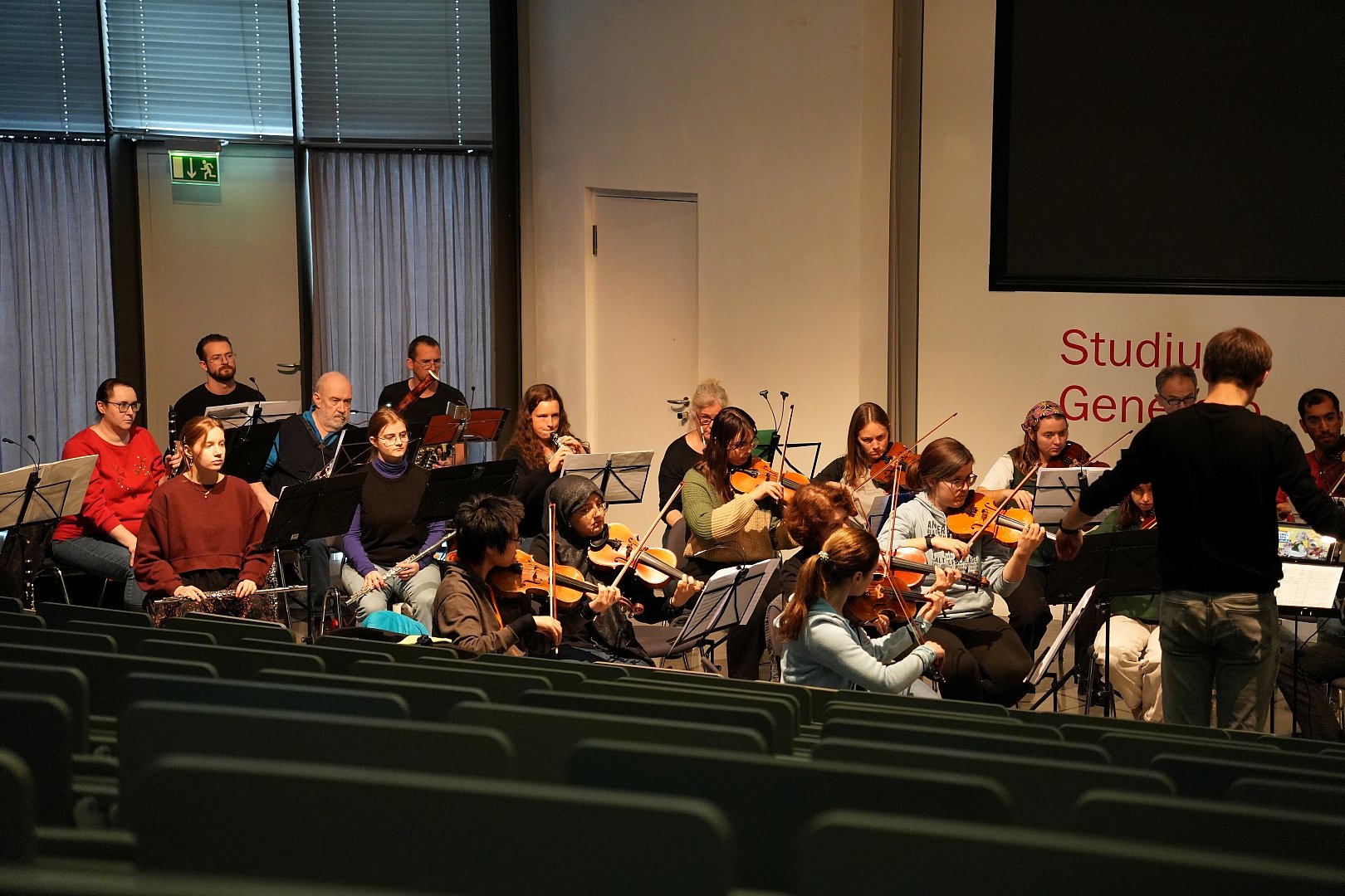 Orchester bei der Probe
