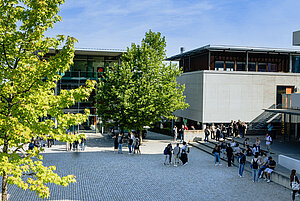 Blick auf den Campus