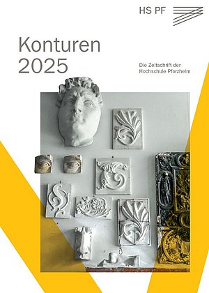 Deckblatt der Hochschulzeitschrift Konturen 2025