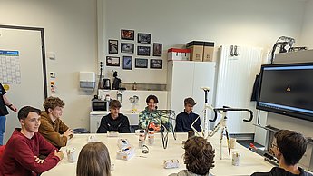 Schülerinnen und Schüler zu Besuch an der Hochschule Pforzheim