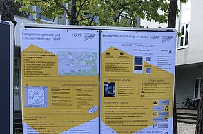Info-Plakat Prorektorat für Energiemanagement und Klimaschutz