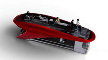 3D Model eines Gefährts ohne Dach