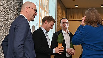 Eine Preisübergabe 