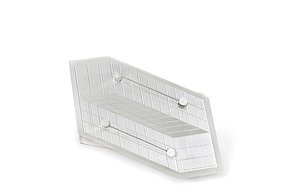 Foto eines Schmuckstücks in Trapez Form 