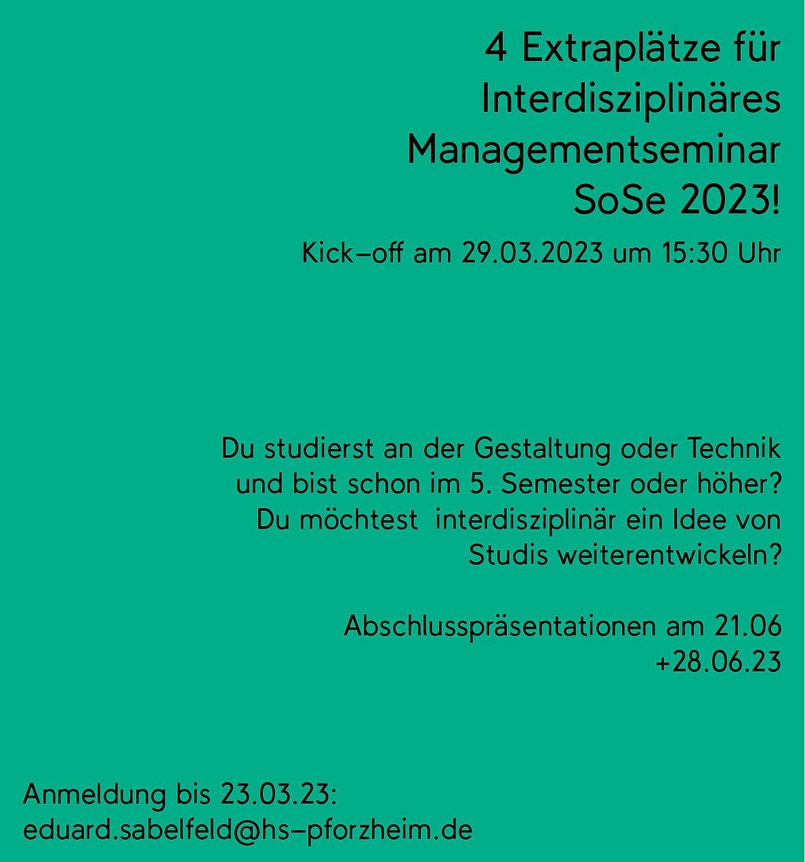Infos Veranstaltung siehe Text