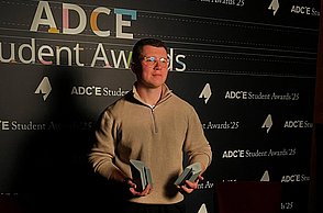 Ahmet Mehadzic bei der Vergabe der ADCE Student Awards
