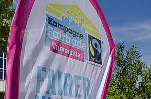 Beach Flag Fairtrade University