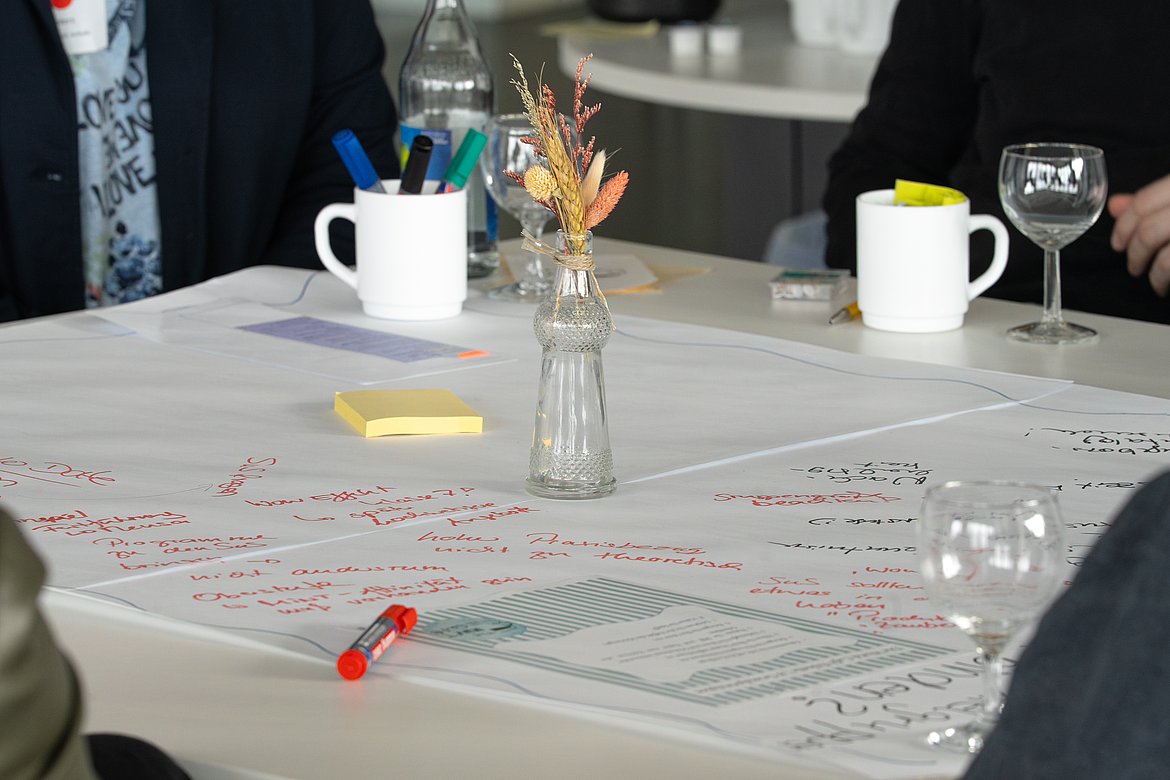 Workshop während des MINT-Cafés