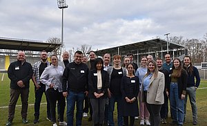 Gruppenbild der RewitAl-Projektbeteiligten beim Kickoff-Meeting an der Hochschule Aalen