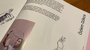 Buch mit Modedesigns