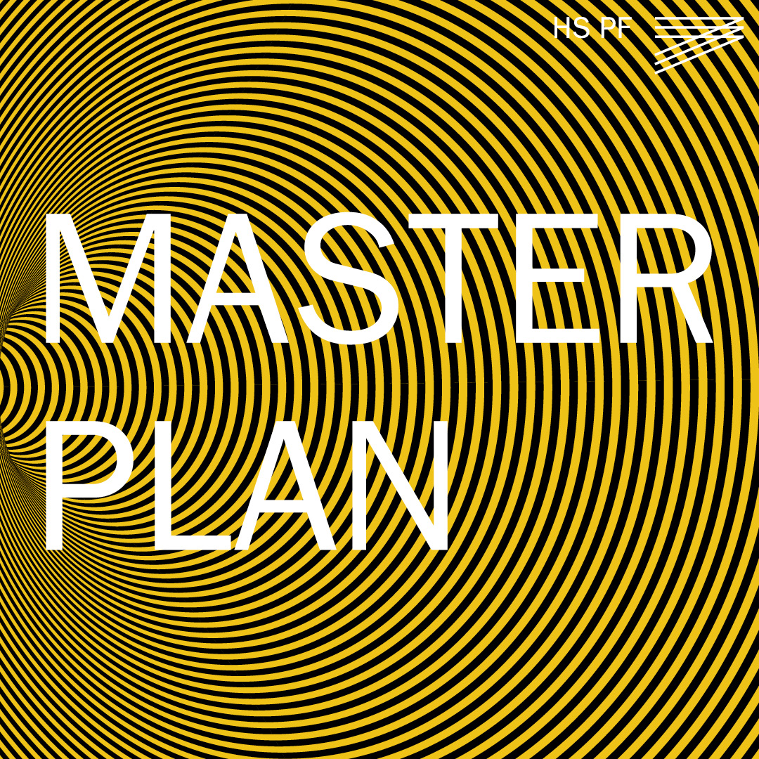 Grafik mit Text: Masterplan