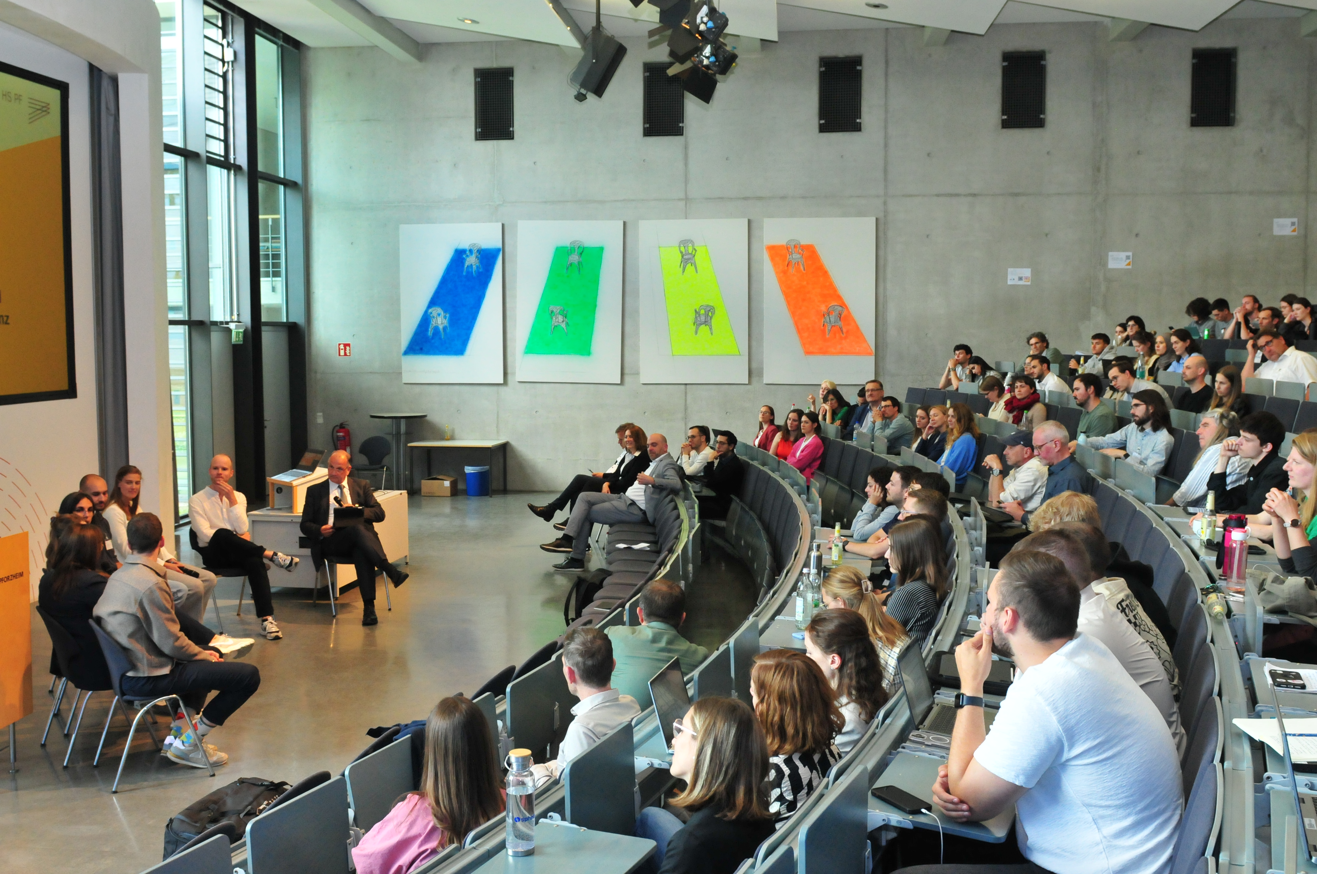 Podiumsdiskussion mit Auditorium im Audimax