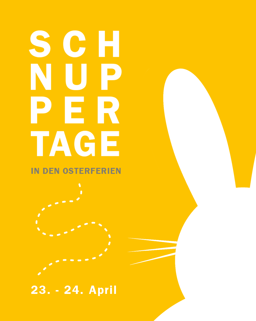 Grafik Osterschnuppertage an der Hochschule Pforzheim.
