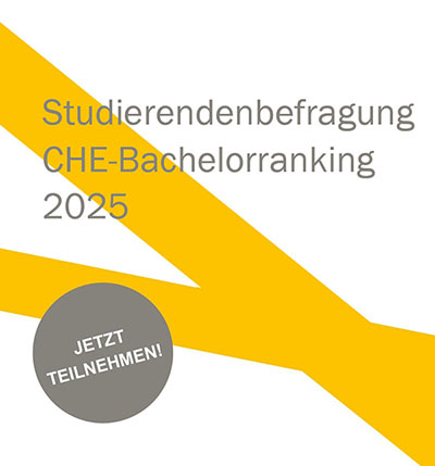 Jetzt mitmachen bei der Studierendenbefragung zum CHE-Ranking