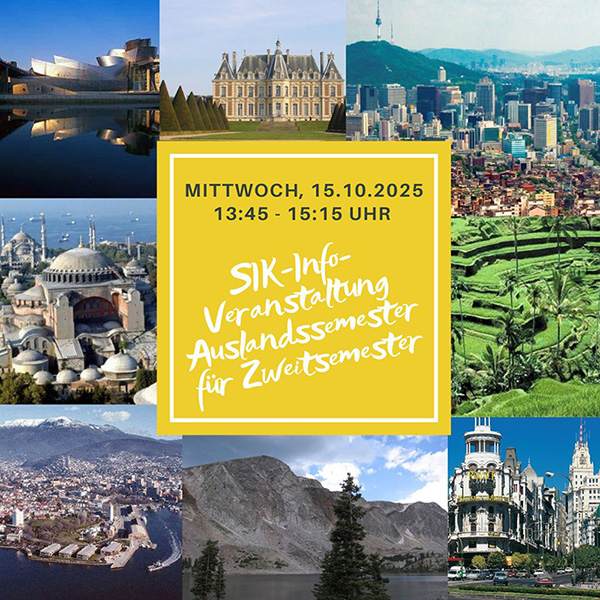 SIK-Info-Veranstaltung Semester abroad